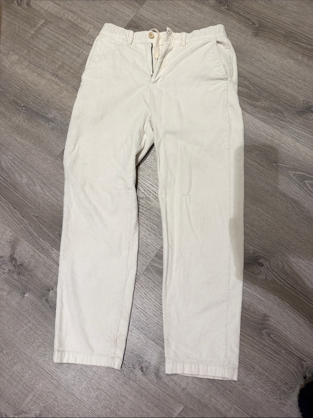 Gap Men’s Cream Corduroy Pants XS